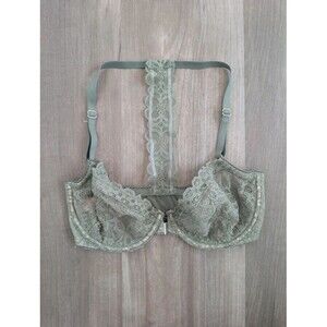 Victoria's Secret Green Dream Angels Lacie Unlined Demi Bra, 32D (D4)